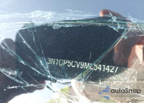 2021 Nissan Kicks Sv Xtronic Cvt from USA, damaged, VIN 3N1CP5CV9ML541427